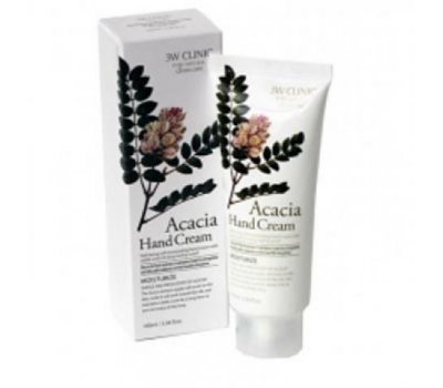 Увлажняющий крем для рук с экстрактом акации Acacia Hand Cream 3W CLINIC, 100 мл
