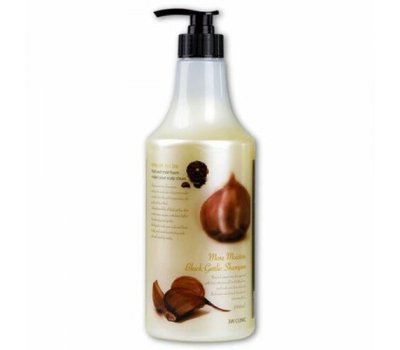 Шампунь от выпадения волос с экстрактом черного чеснока More Moisture Black Garlic Shampoo 3W CLINIC, 1500 мл