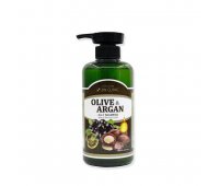 Шампунь для волос Olive&Argan 2in1 Shampoo 3W CLINIC, 500 мл