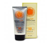 Солнцезащитный крем Intensive UV Sun Block Cream SPF 50+ PA+++, 3W CLINIC, 70 мл															