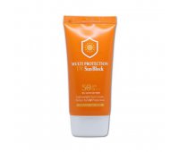 Солнцезащитный крем Multi Protection UV Sun Block Cream SPF 50+ PA+++, 3W CLINIC, 70 мл															