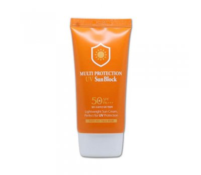 Солнцезащитный крем Multi Protection UV Sun Block Cream SPF 50+ PA+++, 3W CLINIC, 70 мл	