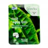 Маска для лица с экстрактом зеленого чая Fresh Green Tea Mask Sheet 3W CLINIC