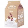 Тканевая маска молочная, с кофе Coffee Milk One-Pack A'PIEU
