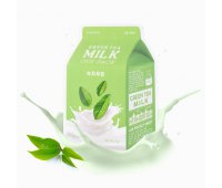 Тканевая маска молочная с зеленым чаем Green Tea Milk One-Pack A'PIEU