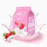 Тканевая маска молочная, ягодная Strawberry Milk One-Pack A'PIEU