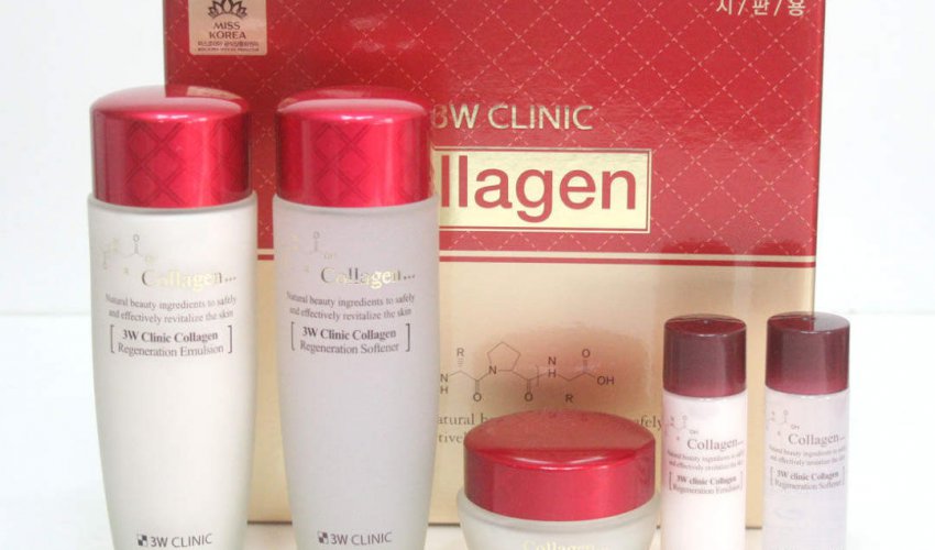 Набор Collagen Skin Care 3 Kit Set от 3W CLINIC