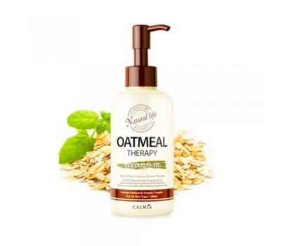 Calmia Oatmeal Therapy Cleansing Oil Овсяное очищающее гидрофильное масло, 200 мл