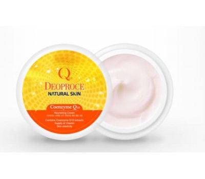 Deoproce Natural Skin Coenzyme Q10 Питательный крем для лица и тела с содержанием коэнзима, 100 мл