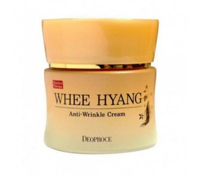 Deoproce Whee Hyang Anti-Wrinkle Cream Омолаживающий крем для лица с экстрактом корня женьшеня, 50 мл