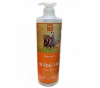 Deoproce Horse Oil Hyalurone Shampoo Шампунь для волос с лошадиным жиром и гиалуроновой кислотой, 1000 мл