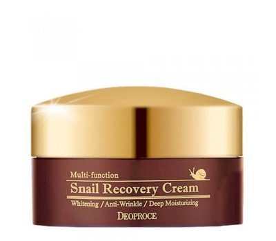 Deoproce Snail Recovery Cream Восстанавливающий крем для лица, 100 мл