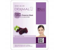 Тканевая маска для лица DERMAL Grape Collagen Essence Mask, 23 гр