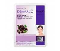 Тканевая маска для лица DERMAL Acai Berry Collagen Essence Mask, 23 гр