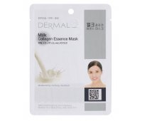 Тканевая маска для лица DERMAL Milk Collagen Essence Mask, 23 гр