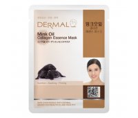 Тканевая маска для лица DERMAL Mink Oil Collagen Essence Mask, 23 гр