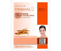 Тканевая маска для лица DERMAL Red Ginseng Collagen Essence Mask, 23 гр