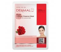 Тканевая маска для лица DERMAL Rose Collagen Essence Mask, 23 гр