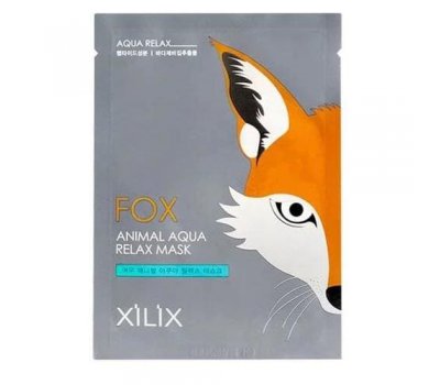 Dermal Fox Animal Aqua Relax Mask Успокаивающая тканевая маска для лица Лиса