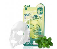 Тканевая маска для лица с Центеллой Centella Asiatica Deep Power Ringer Mask Pack Elizavecca