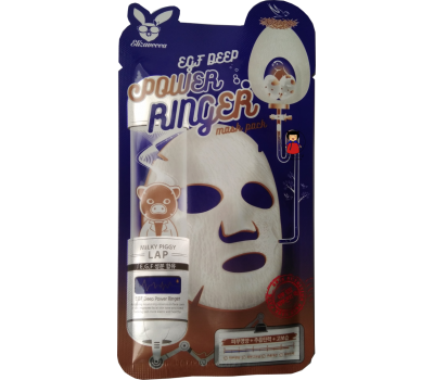 Тканевая маска для лица с Эпидермальным фактором EGF Deep Power Ringer Mask Pack Elizavecca