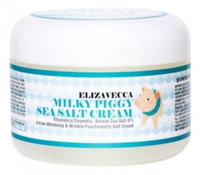 Увлажняющий крем для лица с морской солью Milky Piggy Sea Salt Cream Elizavecca, 100 мл