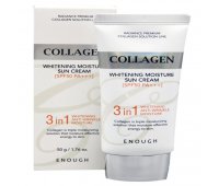Солнцезащитный крем с коллагеном 3 в 1 Enough Collagen Whitening Moisture Sun Cream 3 in 1 SPF50+ PA+++,50ml.