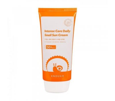 Увлажняющий солнцезащитный крем с экстрактом улитки Enough Intense Care Daily Snail Sun Cream SPF50+ PA+++