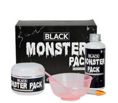 Набор для приготовления маски "BLACK MONSTER PACK" ESTHETIC HOUSE		