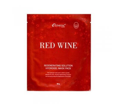 Red Wine Regenerating Solution Hydrogel Mask Pack ESTHETIC HOUSE Гидрогелевая маска для лица, 28 мл