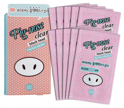 Holika Holika Pig-nose Clear Black Head Perfect Sticker Set Набор очищающих полосок для носа (10 шт.), 10 г