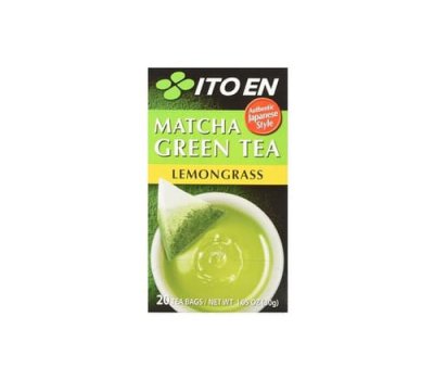 Зеленый чай в пакетиках с добавлением Матча и лемонграссом Matcha Green Tea Lemongrass ITOEN, 30 гр.