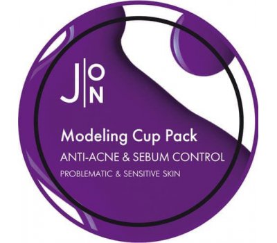 Противовоспалительная альгинатная маска анти-акне и себум контроль Anti-Acne & Sebum Control Modeling Cup Pack J:ON