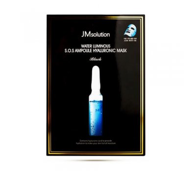 JMsolution Water Luminous S.O.S Ampoule Hyaluronic Mask Ультратонкая ампульная маска с гиалуроновой кислотой, 35 мл
