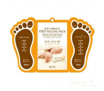 Пилинг для ног Soft Miracle Foot Peeling Pack, Mijin