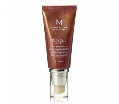 Missha M Perfect Cover BB Cream SPF42/PA+++ (No.13/Bright Beige) Тональный ВВ-крем для всех типов кожи, 13 тон, 50 мл