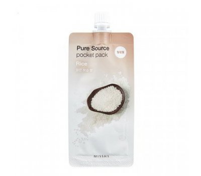 Pure Source Pocket Pack Rice Рисовый смягчающий пилинг-гель, 10 мл