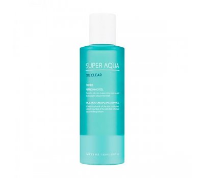 Missha Super Aqua Oil Clear Toner Тоник для жирной кожи, 180 мл