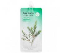 Ночная маска с экстрактом чайного дерева Missha Pure Source Pocket Pack Tea Tree, 10 мл