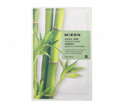 Тканевая маска для лица с экстрактом бамбука Joyful Time Essence Mask Bamboo MIZON