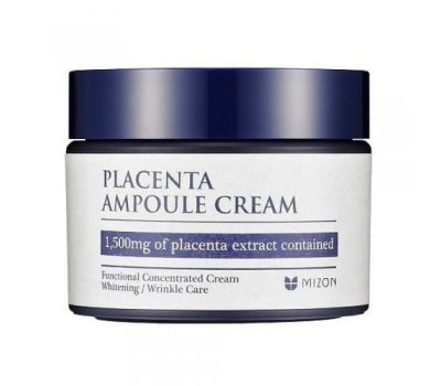 Антивозрастной плацентарный крем для лица Placenta Ampoule Cream MIZON, 50 мл