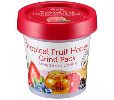 Ottie Tropical Fruit Green Pack Ночная маска с экстрактами тропических фруктов и меда, 100 мл