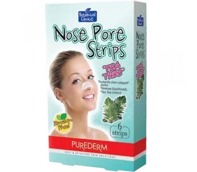 Очищающие полоски для носа с чайным деревом Nose Pore Strips Tea Tree, PureDerm