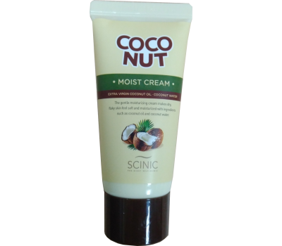 Scinic Coconut Moist Cream Крем для лица с кокосовым маслом, 50 мл
