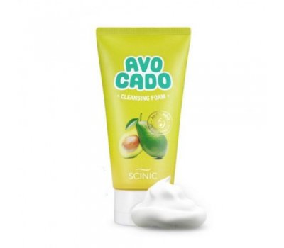 Scinic Avocado Cleansing Foam Очищающая пенка для умывания с авокадо, 150 мл