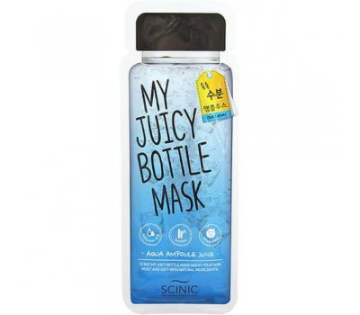 Scinic My Juicy Bottle Mask Aqua Ampoule Тканевая маска для лица, 20 мл