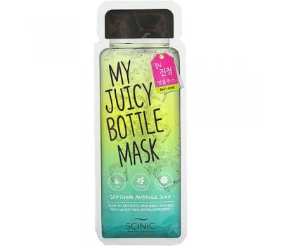 Scinic My Juicy Bottle Mask Soothing Ampoule Тканевая маска для лица, 20 мл