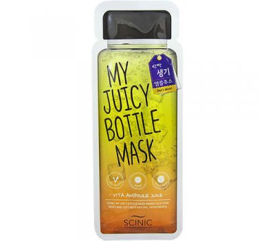 Scinic My Juicy Bottle Mask Vita Ampoule Тканевая маска для лица, 20 мл