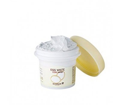 Маска с яичным белком для глубокой очистки и сужения пор Egg White Pore Mask, 120 мл, SkinFood