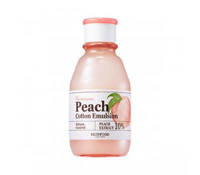 Персиковая эмульсия для сужения пор Peach Cotton Emulsion, 140 мл, SkinFood
